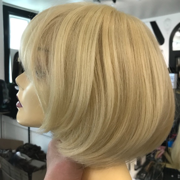 Wig Fulllace Blonde bob human hair Blende ON SALE main image 2